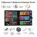 150 Pcs plastic Kids Art kil with Oil Pastels Crayons Colored Pencil