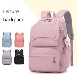 Large Capacity Backpack Student School Bag, Lightweight and Waterproof