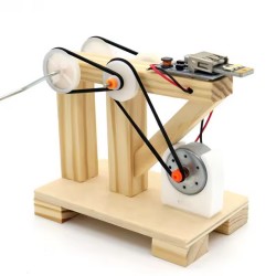 Dynamo Generator Model Wooden Science Experiment